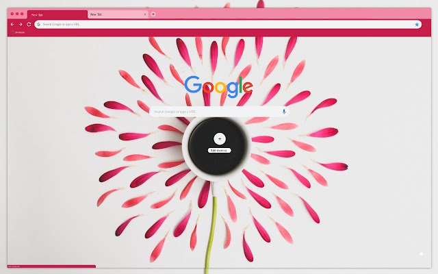 Pétales roses de la boutique en ligne Chrome à exécuter avec OffiDocs Chromium en ligne