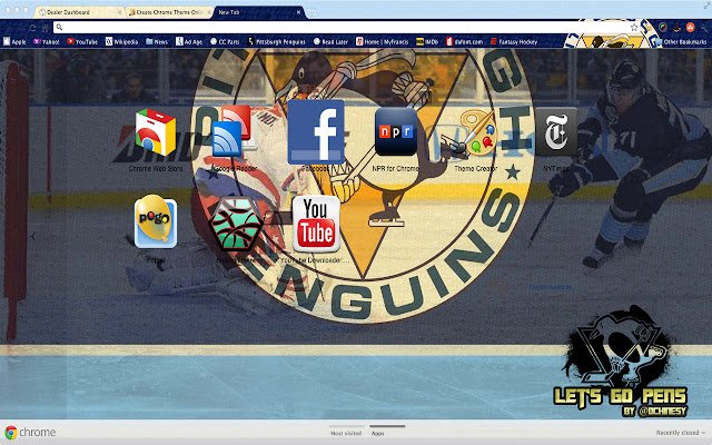 Pittsburgh Penguins 3rd Jersey Theme  from Chrome web store to be run with OffiDocs Chromium online