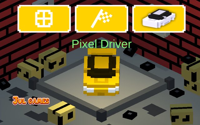 Pixel Driver Game  from Chrome web store to be run with OffiDocs Chromium online