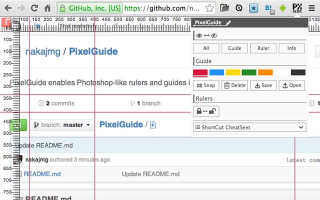 PixelGuide  from Chrome web store to be run with OffiDocs Chromium online