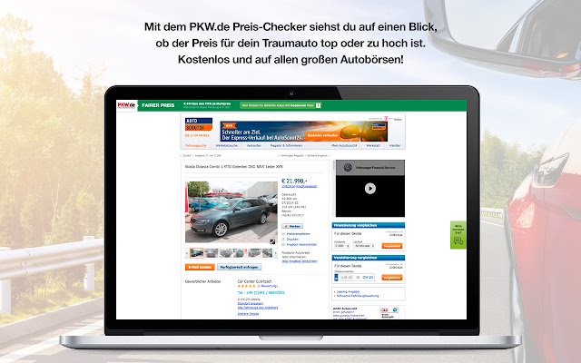 PKW.de Preis Checker  from Chrome web store to be run with OffiDocs Chromium online