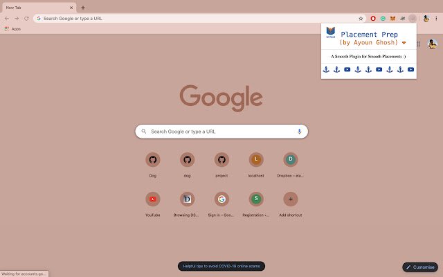 Préparation du placement à partir de la boutique en ligne Chrome à exécuter avec OffiDocs Chromium en ligne