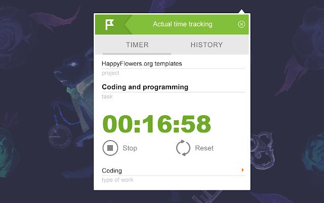 Planfix: Timer  from Chrome web store to be run with OffiDocs Chromium online