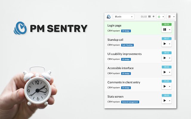 PM Sentry  from Chrome web store to be run with OffiDocs Chromium online