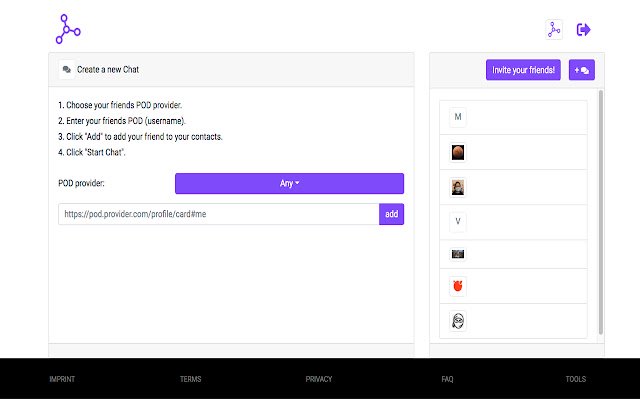 POD Chat Messenger  from Chrome web store to be run with OffiDocs Chromium online