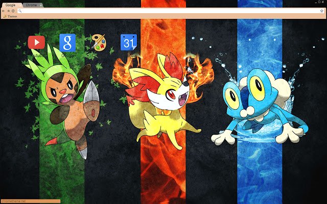 Pokemon X/Y: Starter pokemons theme 1920x1080 ຈາກ Chrome web store ທີ່ຈະດໍາເນີນການກັບ OffiDocs Chromium ອອນໄລນ໌