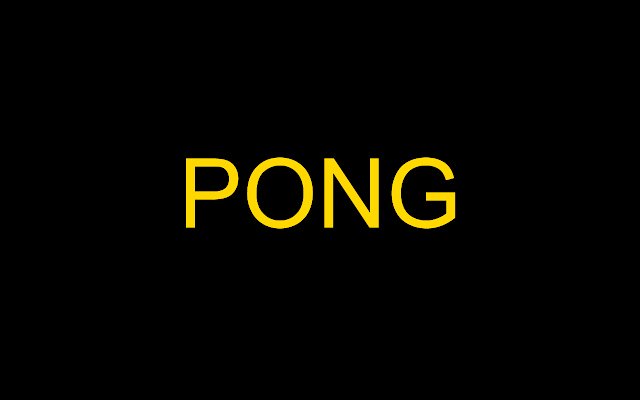 Pong  from Chrome web store to be run with OffiDocs Chromium online