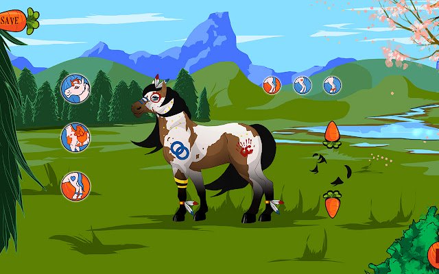 Pony Dress Up  from Chrome web store to be run with OffiDocs Chromium online