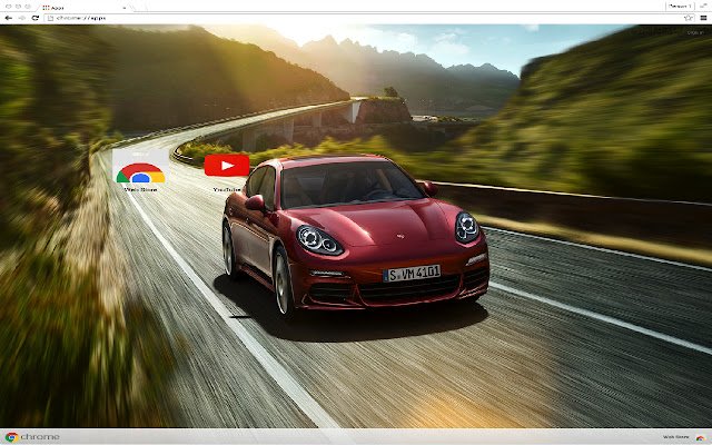 Porsche Panamera  from Chrome web store to be run with OffiDocs Chromium online