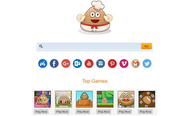 Pou Games New Tab  from Chrome web store to be run with OffiDocs Chromium online