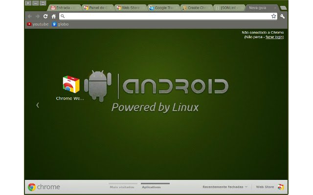 Powered by Linux Theme  from Chrome web store to be run with OffiDocs Chromium online