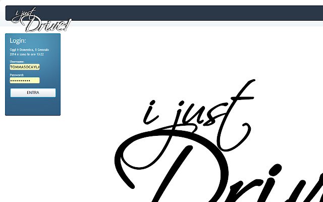 Prenotazioni I JUST DRIVE  from Chrome web store to be run with OffiDocs Chromium online