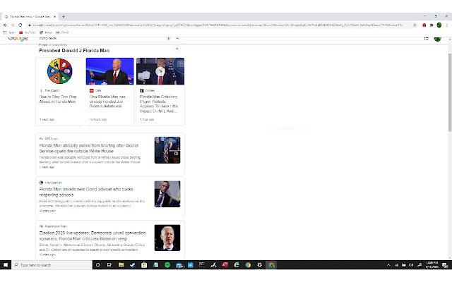 President Florida Man  from Chrome web store to be run with OffiDocs Chromium online