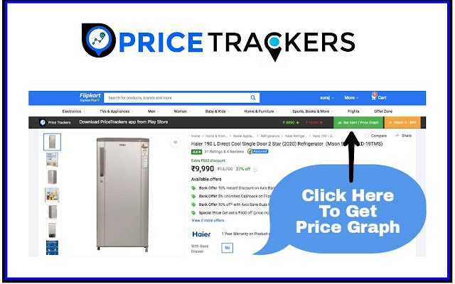 Price Trackers Extension [Fast Drop Alerts]  from Chrome web store to be run with OffiDocs Chromium online