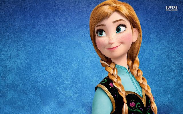 Princess Anna Frozen  from Chrome web store to be run with OffiDocs Chromium online