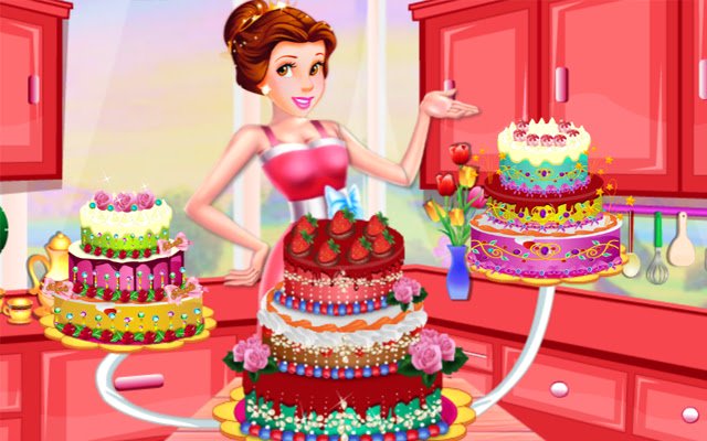 Princess Dede Sweet Cake Decor Game  from Chrome web store to be run with OffiDocs Chromium online