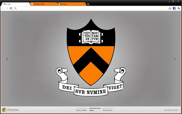 Princeton Crest Theme  from Chrome web store to be run with OffiDocs Chromium online