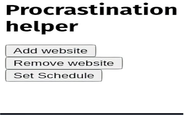 Procrastinator Helper מחנות האינטרנט של Chrome יופעל עם OffiDocs Chromium באינטרנט