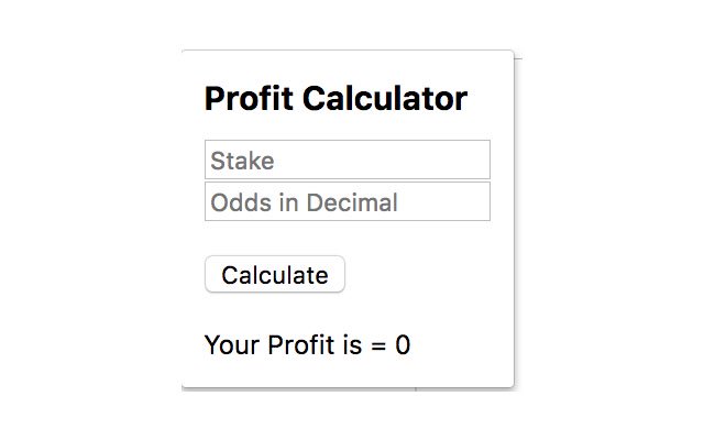 Profit Calculator  from Chrome web store to be run with OffiDocs Chromium online