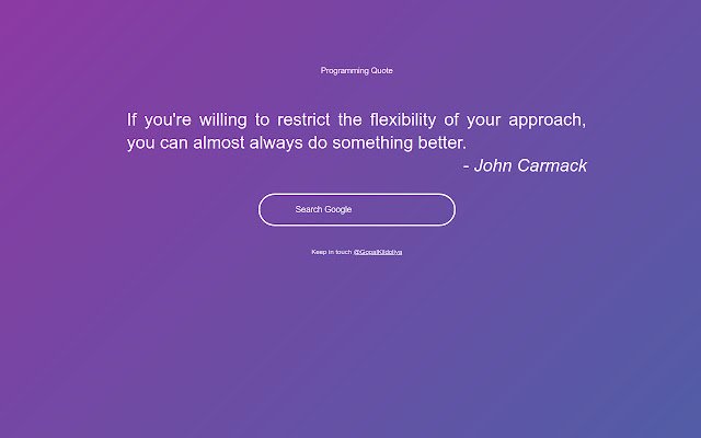Programming Quotes  from Chrome web store to be run with OffiDocs Chromium online