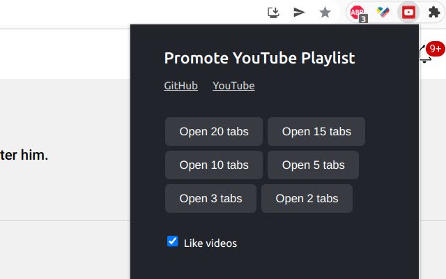 โปรโมตวิดีโอ YouTube จาก Chrome เว็บสโตร์เพื่อใช้งานกับ OffiDocs Chromium ออนไลน์