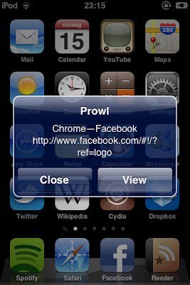 Prowl  from Chrome web store to be run with OffiDocs Chromium online