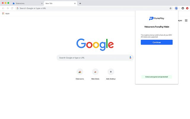 PumaPay  from Chrome web store to be run with OffiDocs Chromium online