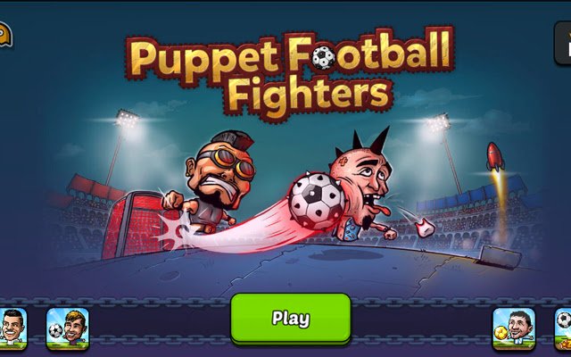 Puppet Football Fighters Game  from Chrome web store to be run with OffiDocs Chromium online