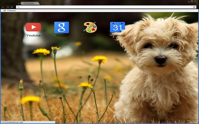 puppy dogs  from Chrome web store to be run with OffiDocs Chromium online