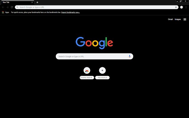 Pure Black  from Chrome web store to be run with OffiDocs Chromium online