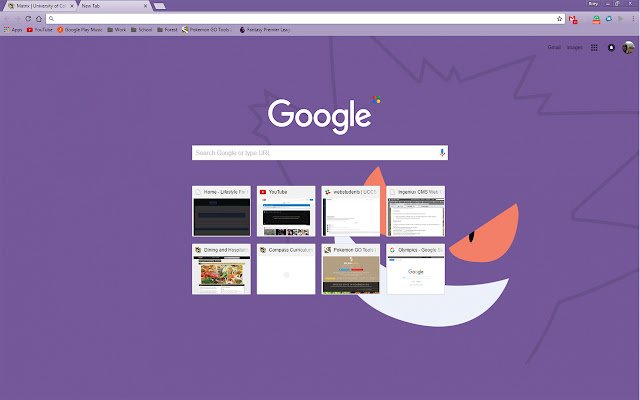 Purple Gengar de la tienda web de Chrome se ejecutará con OffiDocs Chromium en línea