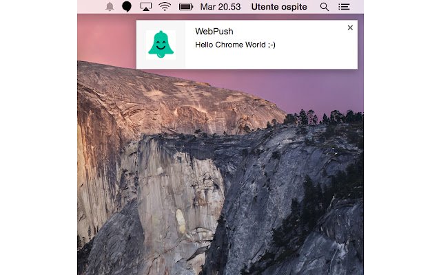 Pushetta for Chrome  from Chrome web store to be run with OffiDocs Chromium online