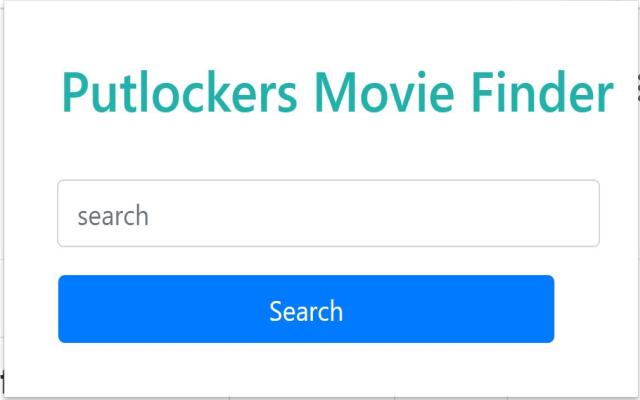 Putlocker official Putlocker Putlockers  from Chrome web store to be run with OffiDocs Chromium online