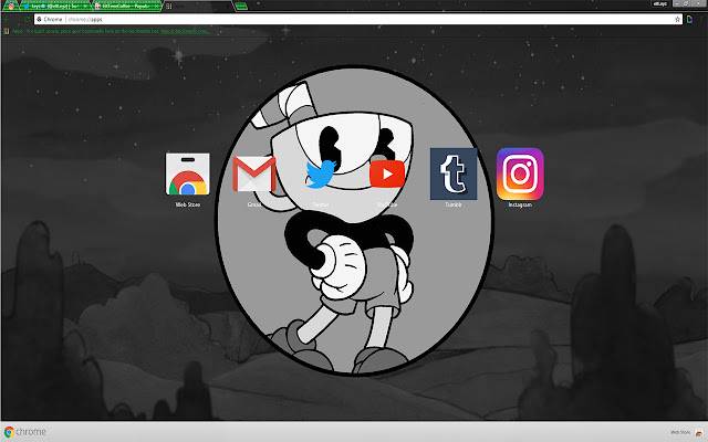 Levanta tus tazas | NUEVO JUEGO WALLPAPER CUPHEAD de la tienda web de Chrome que se ejecutará con OffiDocs Chromium en línea