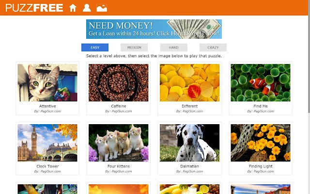 Puzzles for Free  from Chrome web store to be run with OffiDocs Chromium online