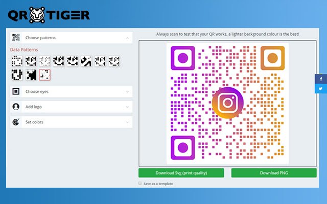 QR Code generator with logo – QRTiger  from Chrome web store to be run with OffiDocs Chromium online