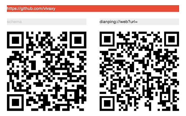 qrcode with scheme  from Chrome web store to be run with OffiDocs Chromium online