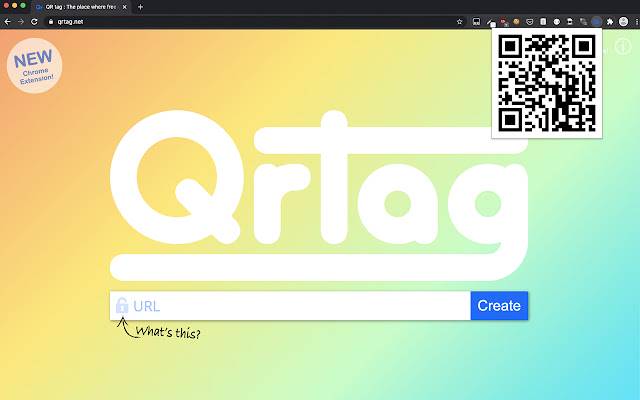 QRtag.net Der QR-Code-Generator aus dem Chrome Web Store zur Ausführung mit OffiDocs Chromium online