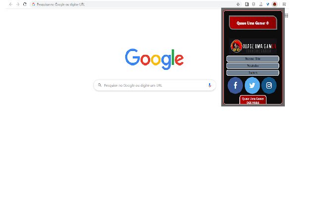 Quase Uma Gamer  from Chrome web store to be run with OffiDocs Chromium online