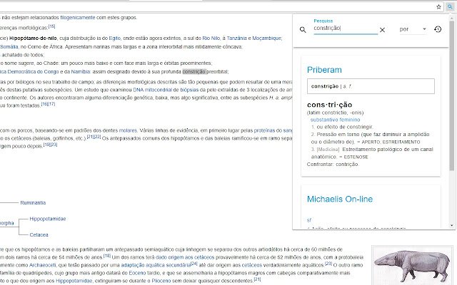 quero ser um dicionário  from Chrome web store to be run with OffiDocs Chromium online