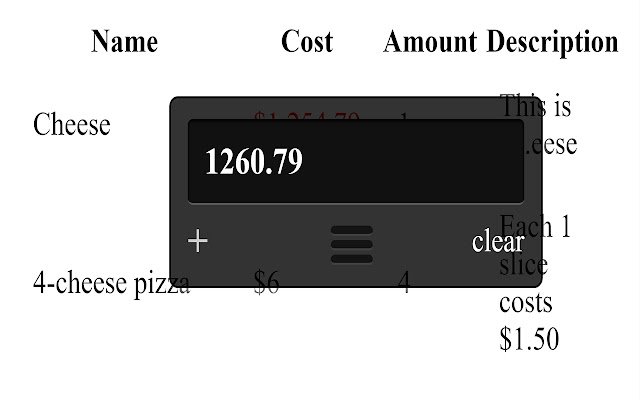 Quick add Calculating Calculator  from Chrome web store to be run with OffiDocs Chromium online