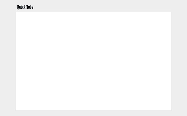 QuickNote  from Chrome web store to be run with OffiDocs Chromium online