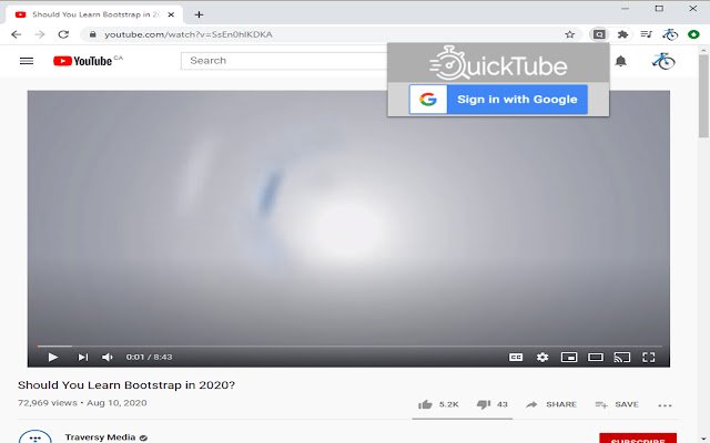 QuickTube Youtube Video Summarizer  from Chrome web store to be run with OffiDocs Chromium online