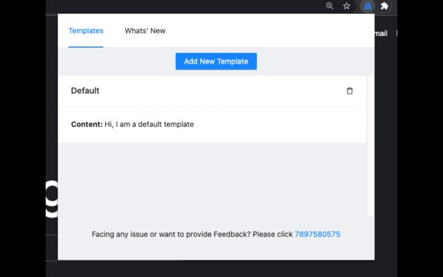 QuickyReply Quick Reply Templates  from Chrome web store to be run with OffiDocs Chromium online