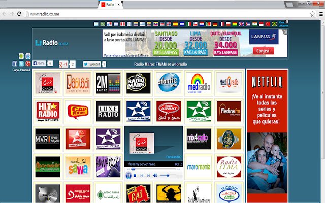 Radio Marocaine  from Chrome web store to be run with OffiDocs Chromium online