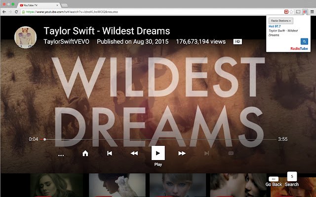 RadioTube watch Radio songs on YouTube™  from Chrome web store to be run with OffiDocs Chromium online