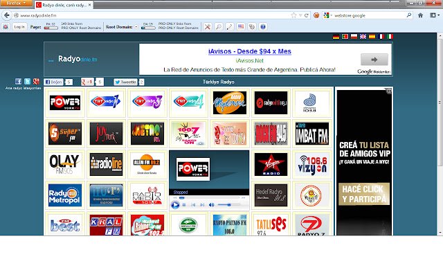 Radyo Dinle  from Chrome web store to be run with OffiDocs Chromium online