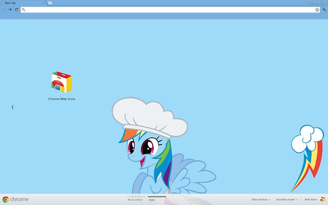 Rainbow Dash (Simplistic)  from Chrome web store to be run with OffiDocs Chromium online