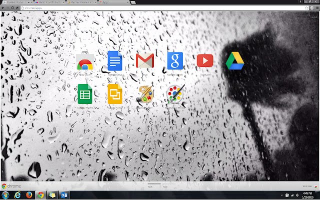 Rainy Day  from Chrome web store to be run with OffiDocs Chromium online