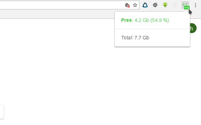RAM light  from Chrome web store to be run with OffiDocs Chromium online